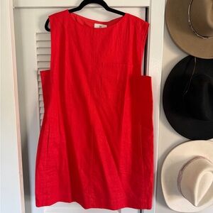 Banana Republic Vibrant Red Dress